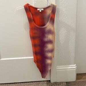 Agolde tie dye body suit